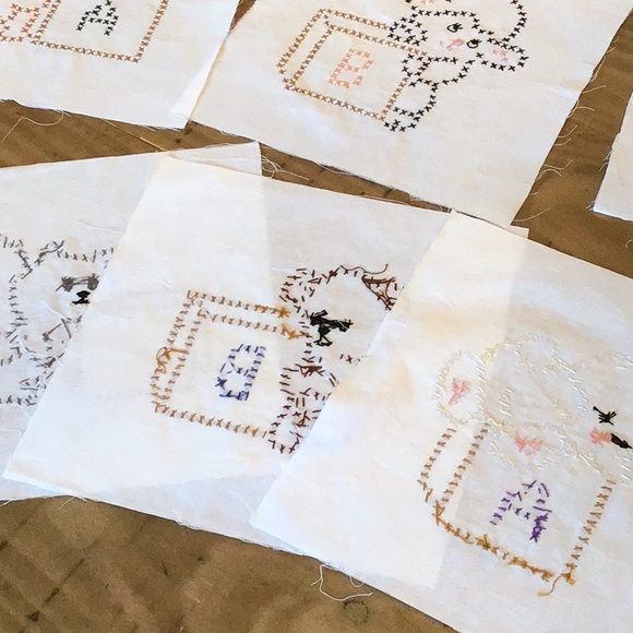 Hand stitched quilting blocks 12 count - Picture 6 of 15